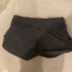 Lululemon Black Running Shorts
